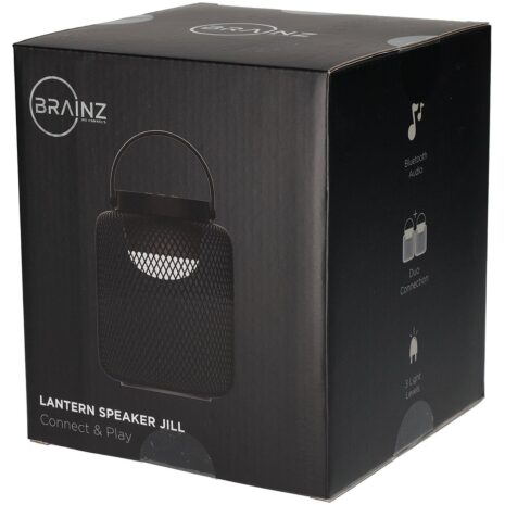 BRAINZ Lantaarn Speaker Jill Zwart tuinlampje