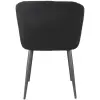 Label51 Eetkamerstoel Whirl Zwart Teddy Voorraadmodel achterkant