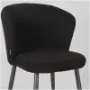 Label51 Eetkamerstoel Whirl Zwart Teddy Voorraadmodel details
