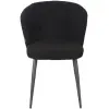 Label51 Eetkamerstoel Whirl Zwart Teddy Voorraadmodel voorkant