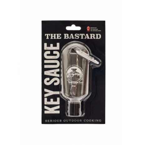 the bastard key sauce bottle
