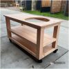 Buitenkeuken open 150 cm bbq tafel