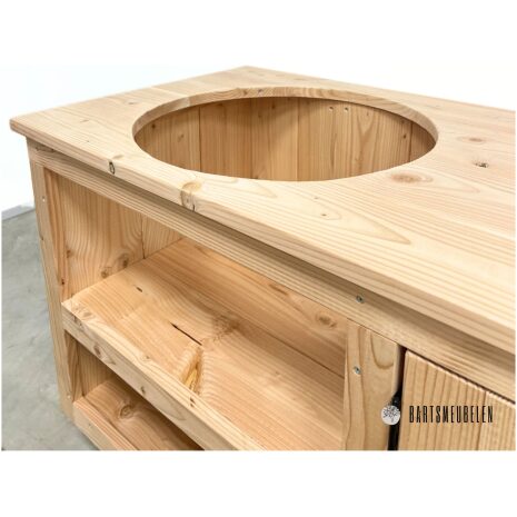 Buitenkeuken voor kamado opbergkast 150 cm