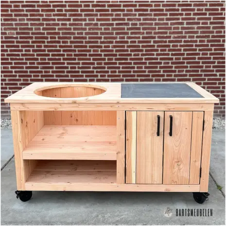 Douglas Buitenkeuken opbergkast met tegel 150 cm