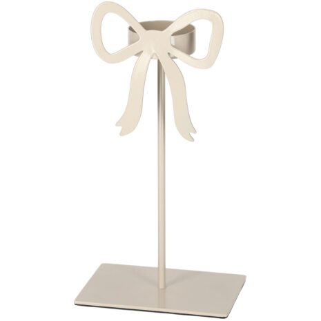 JENS Living Theelichthouder Strik Steengrijs 25641