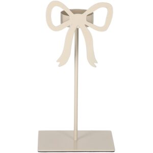 JENS Living Theelichthouder Strik Steengrijs