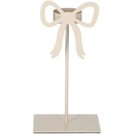 JENS Living Theelichthouder Strik Steengrijs JENS Living Theelichthouder Strik Steengrijs