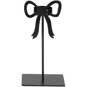 JENS Living Theelichthouder Strik Zwart