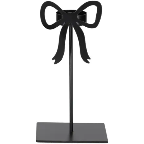 JENS Living Theelichthouder Strik Zwart JENS Living Theelichthouder Strik Zwart