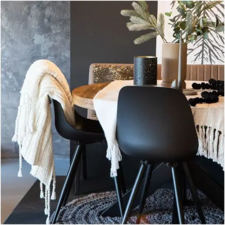 label51 monza eetkamerstoel zwart