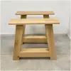 Eiken A poot onderstel van hout voor eettafel Eiken A-poot onderstel van hout voor eettafel