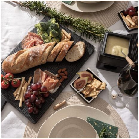 JENS Living Serveerplank Mangohout Zwart XL