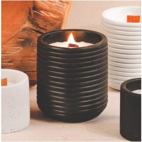 SENZA houten kaars in klein en groot