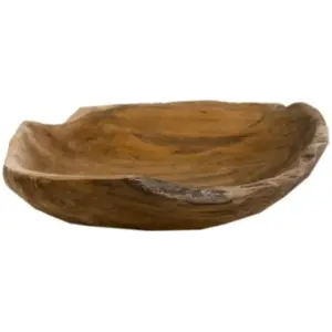 Teakhouten schaal 40cm