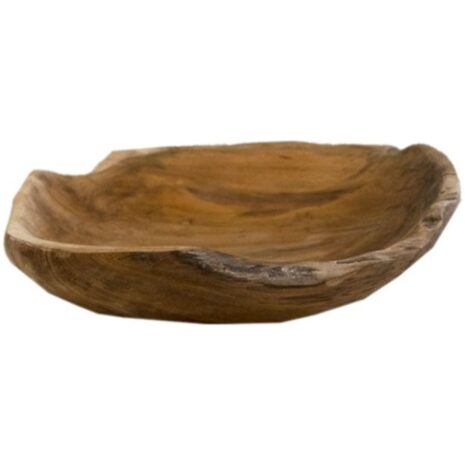 Teakhouten schaal 40cm