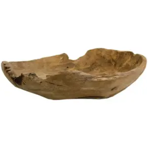 Teakhouten schaal 50 cm