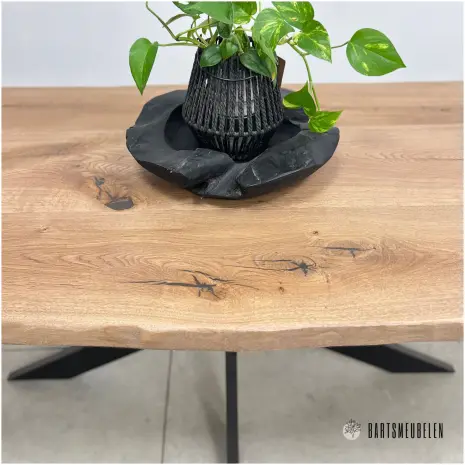 Boomstamtafel met Matrix poot Grace blad details