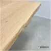Boomstamtafel met matrix poot Diaz met natuurlijke boomrand