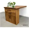 Eiken keuken tafel Oslo met ladekast