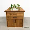 keukentafel eikenhout Oslo met ladekast