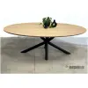 tafel eiken ovaal met verjongde rand Oliver
