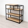 Platenspeler kast eiken en staal Groove 1 Platenspeler kast eiken en staal Groove