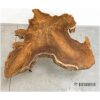 Teak tafeltje met boomstamblad (A)