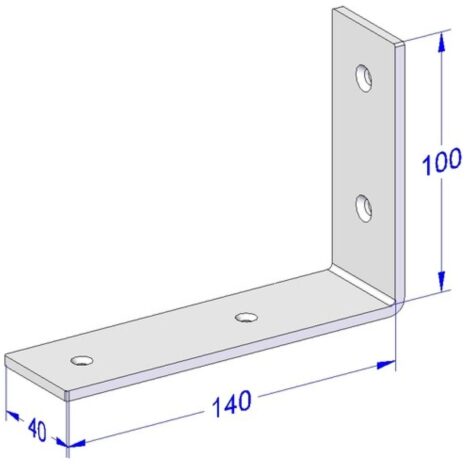 industriele plankdrager wit mat
