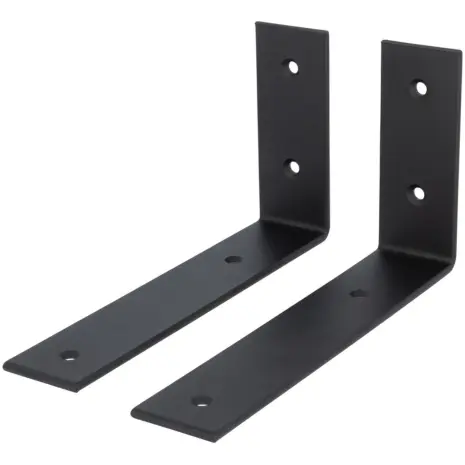 industriele plankdrager zwart 15 cm