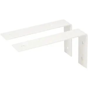mat witte wandbeugel 20 cm