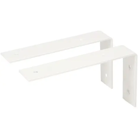 mat witte wandbeugel 20 cm