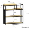 platenspeler kast eiken en staal Groove afmetingen platenspeler kast eiken en staal Groove afmetingen