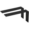 wandbeugel zwart 20 cm