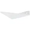 witte muurbeugel driekhoek 15 cm