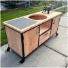 Buitenkeuken industrieel met wok - Dez