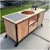Buitenkeuken industrieel met wok - Dez
