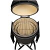 Detailfoto Grill Guru Prime Matt Black Large Kamado