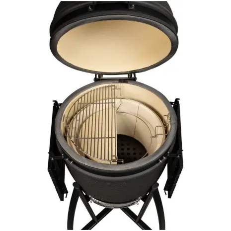 Detailfoto Grill Guru Prime Matt Black Large Kamado - Multi Level System