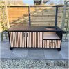 Douglas BBQ buitenkeuken met latjes en zwart graniet blad Mika