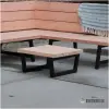 Douglas bijzettafel buiten met stalen frame Kyoto industrieel