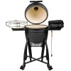 Grill Guru Mat Black Medium Kamado met zijtafels en accessoires