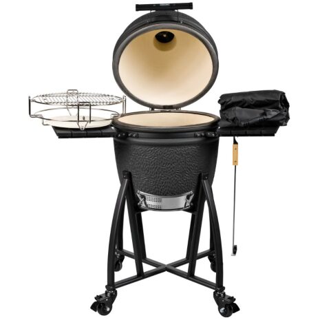 Grill Guru Mat Black Medium Kamado met zijtafels en accessoires