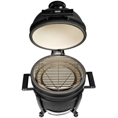 Grill Guru Mat Zwart Compact detail rooster