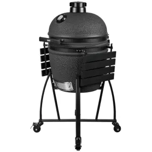 Grill Guru Mat Zwart Large op onderstel Kamado