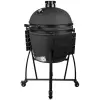 Grill Guru Mat Zwart XL op onderstel met zijtafels