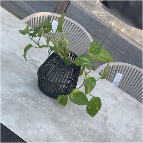 HPL Beige tuintafel Blad details