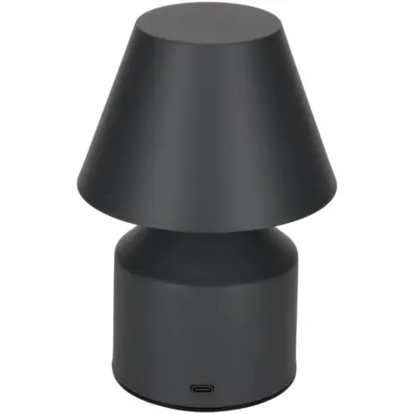 Jens Living LED tafellamp grijs oplaadbaar