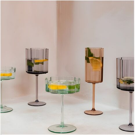 Jens Living Outdoor tuinservies amber 2 stuks