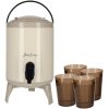 Jens Living Sapdispenser Set Taupe 4L Jens Living Sapdispenser Set Taupe 4L