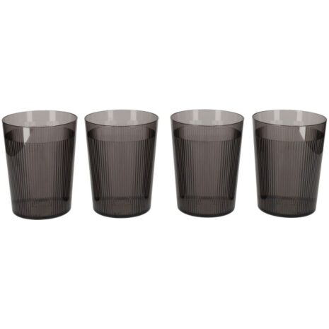 Jens Living Sapdispenser en glazen Set zwart 4L